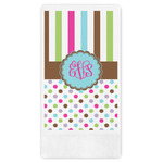 Stripes & Dots Guest Towels - Full Color (Personalized)