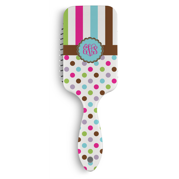Custom Stripes & Dots Hair Brushes (Personalized)