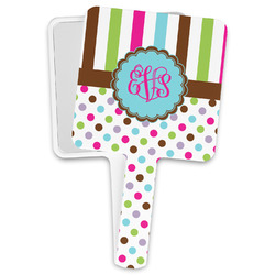 Stripes & Dots Hand Mirror (Personalized)