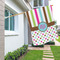 Stripes & Dots House Flags - Double Sided - LIFESTYLE