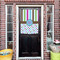 Stripes & Dots House Flags - Double Sided - (Over the door) LIFESTYLE