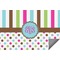 Stripes & Dots Indoor / Outdoor Rug (Personalized)
