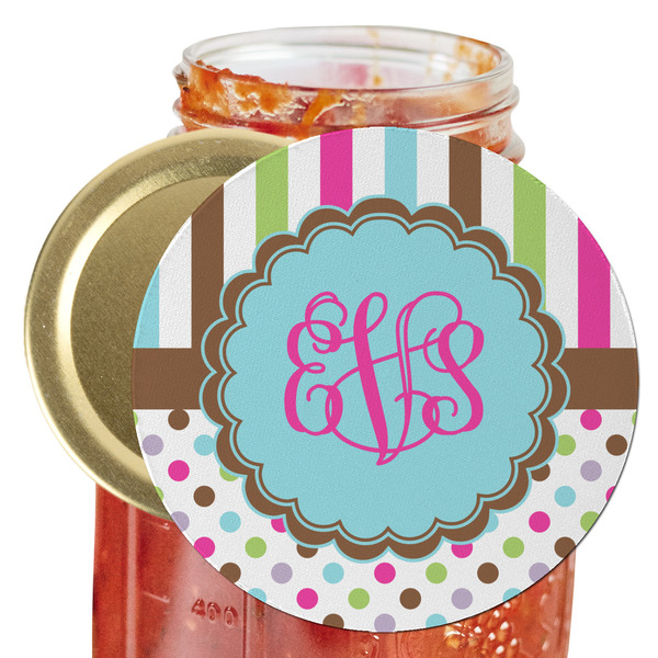 Custom Stripes & Dots Jar Opener (Personalized)