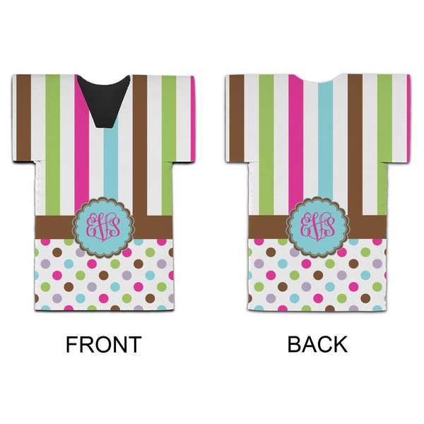 Stripes & Dots Jersey Bottle Cooler - APPROVAL