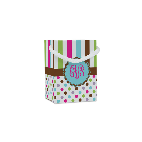 Custom Stripes & Dots Jewelry Gift Bags (Personalized)