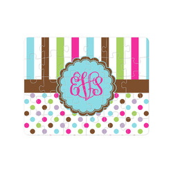 Stripes & Dots Jigsaw Puzzles (Personalized)