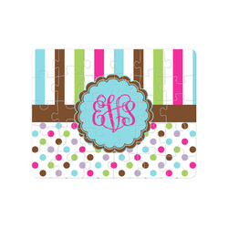 Stripes & Dots Jigsaw Puzzles (Personalized)
