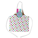 Stripes & Dots Kid's Apron w/ Monogram