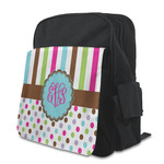 Stripes & Dots Preschool Backpack (Personalized)