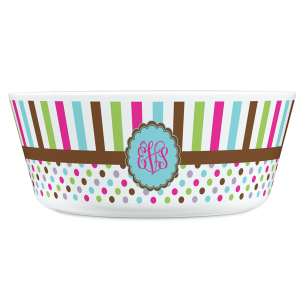 Stripes & Dots Kids Bowls - FRONT