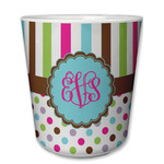 Stripes & Dots Plastic Tumbler 6oz (Personalized)