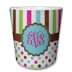 Stripes & Dots Plastic Tumbler 6oz (Personalized)