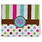 Stripes & Dots Kitchen Towel - Poly Cotton w/ Monograms