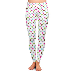 Stripes & Dots Ladies Leggings - 2X-Large