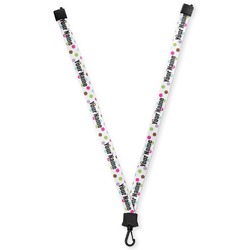 Stripes & Dots Lanyard (Personalized)