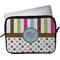 Stripes & Dots Laptop Sleeve / Case - 13" (Personalized)