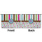 Stripes & Dots Large Zipper Pouch Approval (Front and Back)