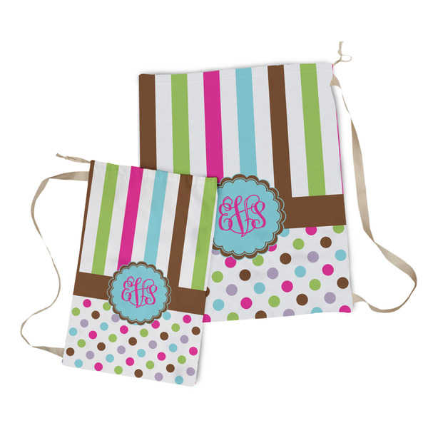 Stripes & Dots Laundry Bag - Both Bags