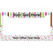 Stripes & Dots License Plate Frame - Style B (Personalized)