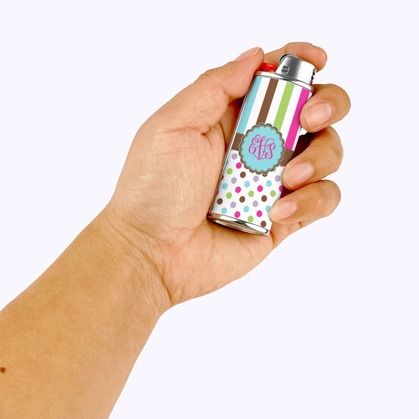Stripes & Dots Lighter Case - LIFESTYLE