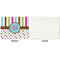 Stripes & Dots Linen Placemat - APPROVAL Single (single sided)