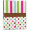 Stripes & Dots Linen Placemat - Folded Half (double sided)