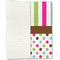 Stripes & Dots Linen Placemat - Folded Half