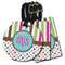 Stripes & Dots Luggage Tags - 3 Shapes Availabel