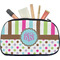 Stripes & Dots Makeup / Cosmetic Bag - Medium (Personalized)