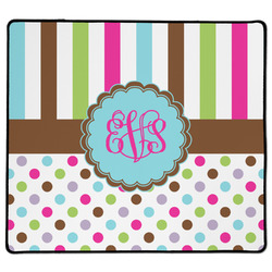 Stripes & Dots XL Gaming Mouse Pad - 18" x 16" (Personalized)