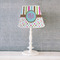 Stripes & Dots Poly Film Empire Lampshade - Lifestyle