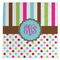 Stripes & Dots Microfiber Dish Towel (Personalized)