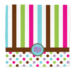 Stripes & Dots Microfiber Dish Rag (Personalized)