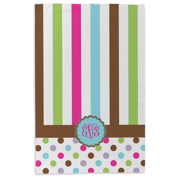 Stripes & Dots Microfiber Dish Towel - APPROVAL