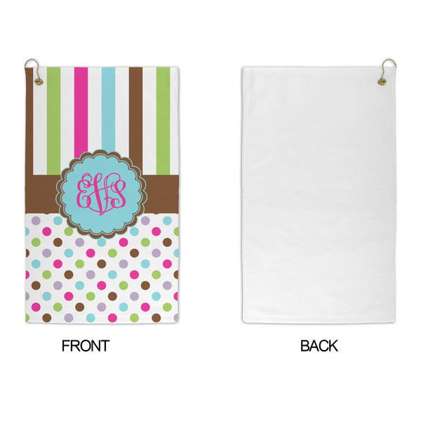 Stripes & Dots Microfiber Golf Towels - APPROVAL