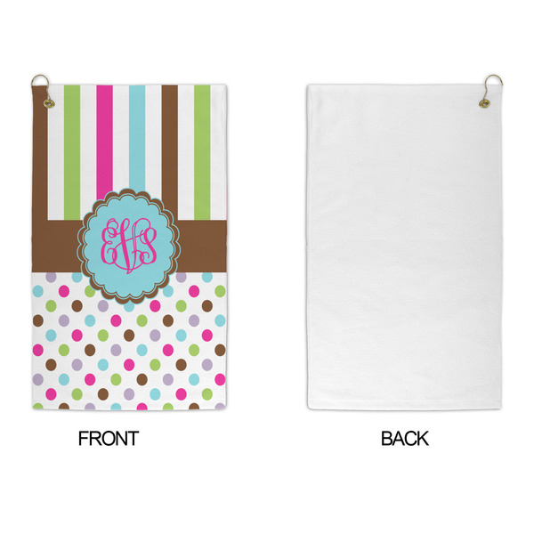 Stripes & Dots Microfiber Golf Towels - APPROVAL