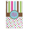 Stripes & Dots Microfiber Golf Towel - Large (Personalized)