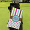 Stripes & Dots Microfiber Golf Towels - Small - LIFESTYLE