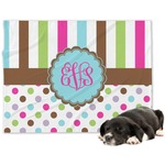 Stripes & Dots Dog Blanket - Regular (Personalized)