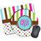 Stripes & Dots Mouse Pads - Round & Rectangular