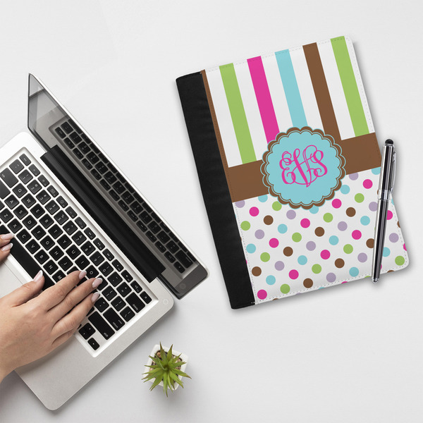 Stripes & Dots Notebook Padfolio - LIFESTYLE (large)