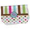Stripes & Dots Burp Cloth - Fleece w/ Monogram