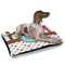 Stripes & Dots Outdoor Dog Beds - Large - IN CONTEXT