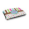 Stripes & Dots Outdoor Dog Bed - Medium (Personalized)