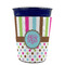 Stripes & Dots Party Cup Sleeves - without bottom - FRONT (on cup)