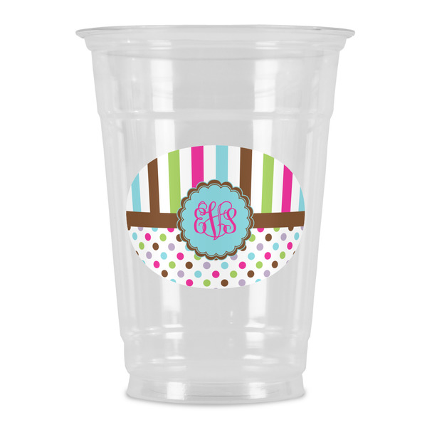 Custom Stripes & Dots Party Cups - 16oz (Personalized)