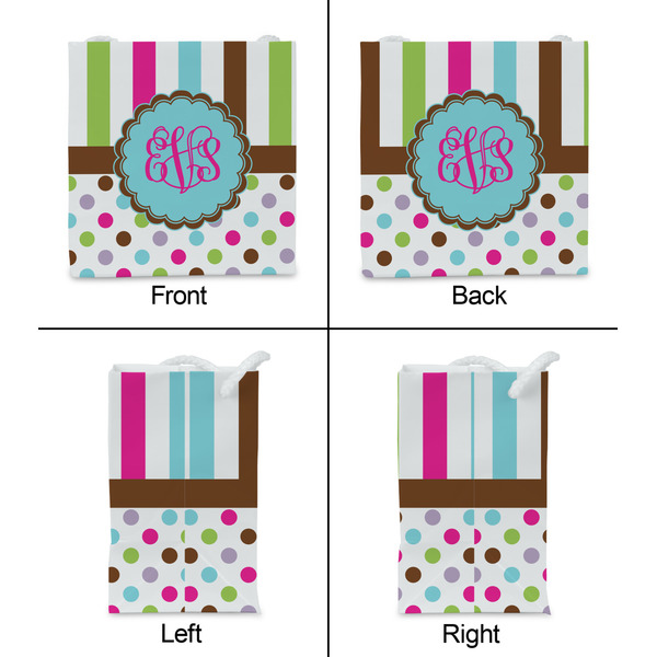 Stripes & Dots Party Favor Gift Bag - Gloss - Approval