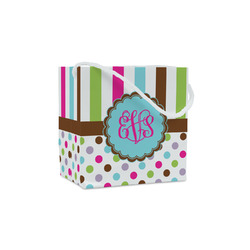 Stripes & Dots Party Favor Gift Bags - Gloss (Personalized)