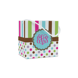 Stripes & Dots Party Favor Gift Bags - Matte (Personalized)