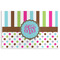 Stripes & Dots Disposable Paper Placemats (Personalized)
